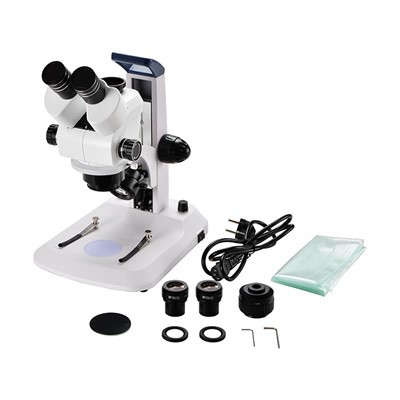 Microsgop Stereo Trinociwlaidd Gyda 0.5X C-mount